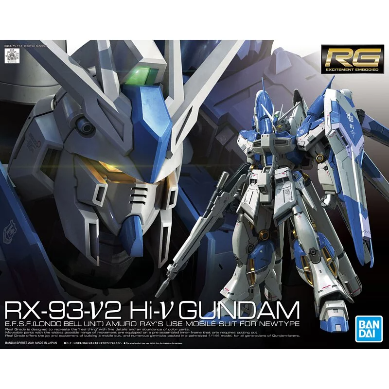 Bandai 組裝模型 RG 1//144 Hu-Nu高達