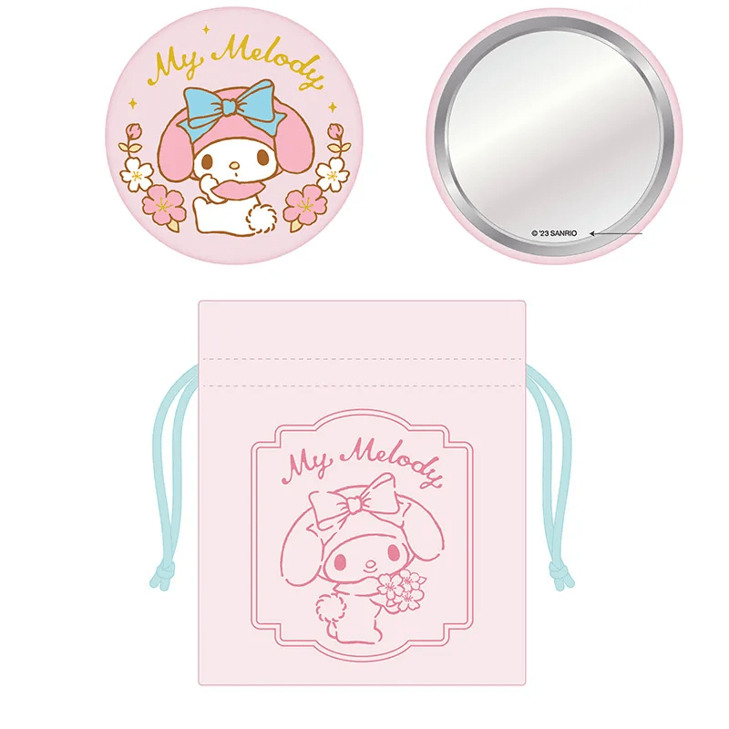 My Melody 刺繡鏡連袋 - Microworks ACG