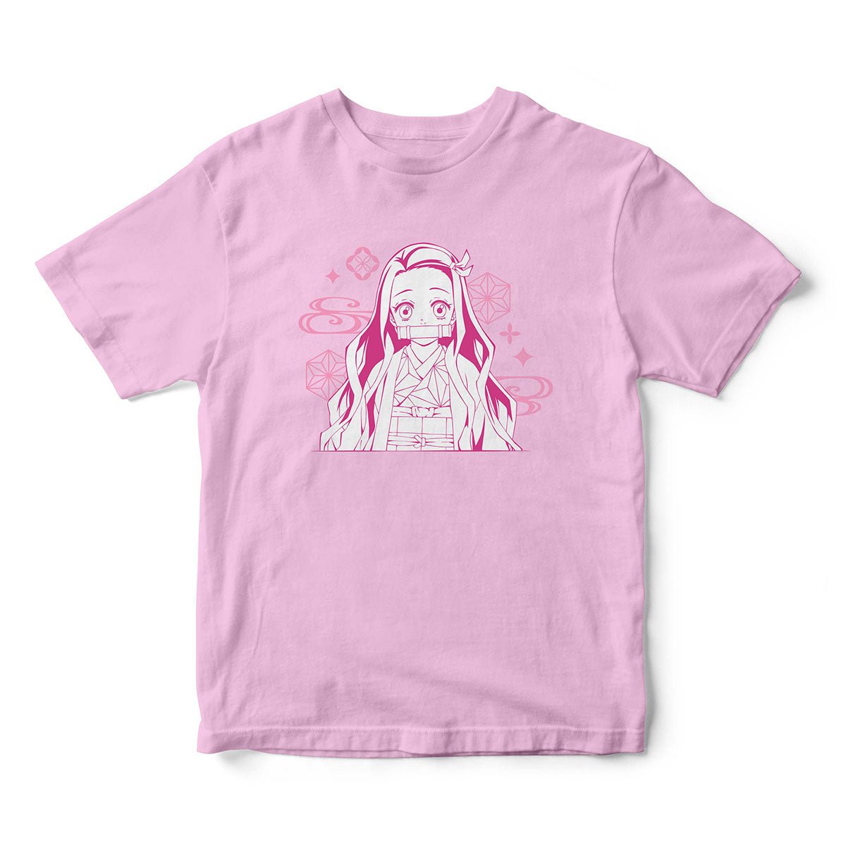 鬼滅之刃 童裝T-shirt 禰豆子 粉紅色 - Microworks ACG