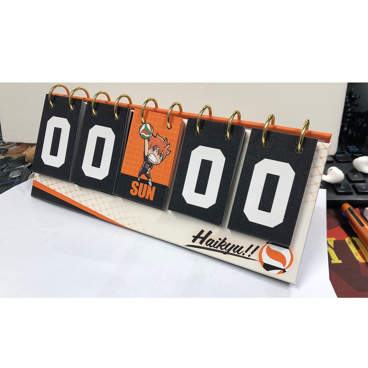 排球少年 計分牌款萬年曆 - Microworks ACG