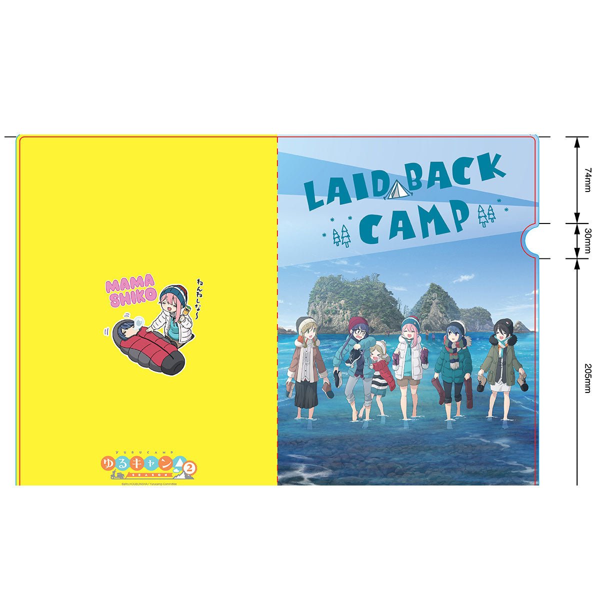 搖曳露營 A4文件夾 海邊 - Microworks ACG