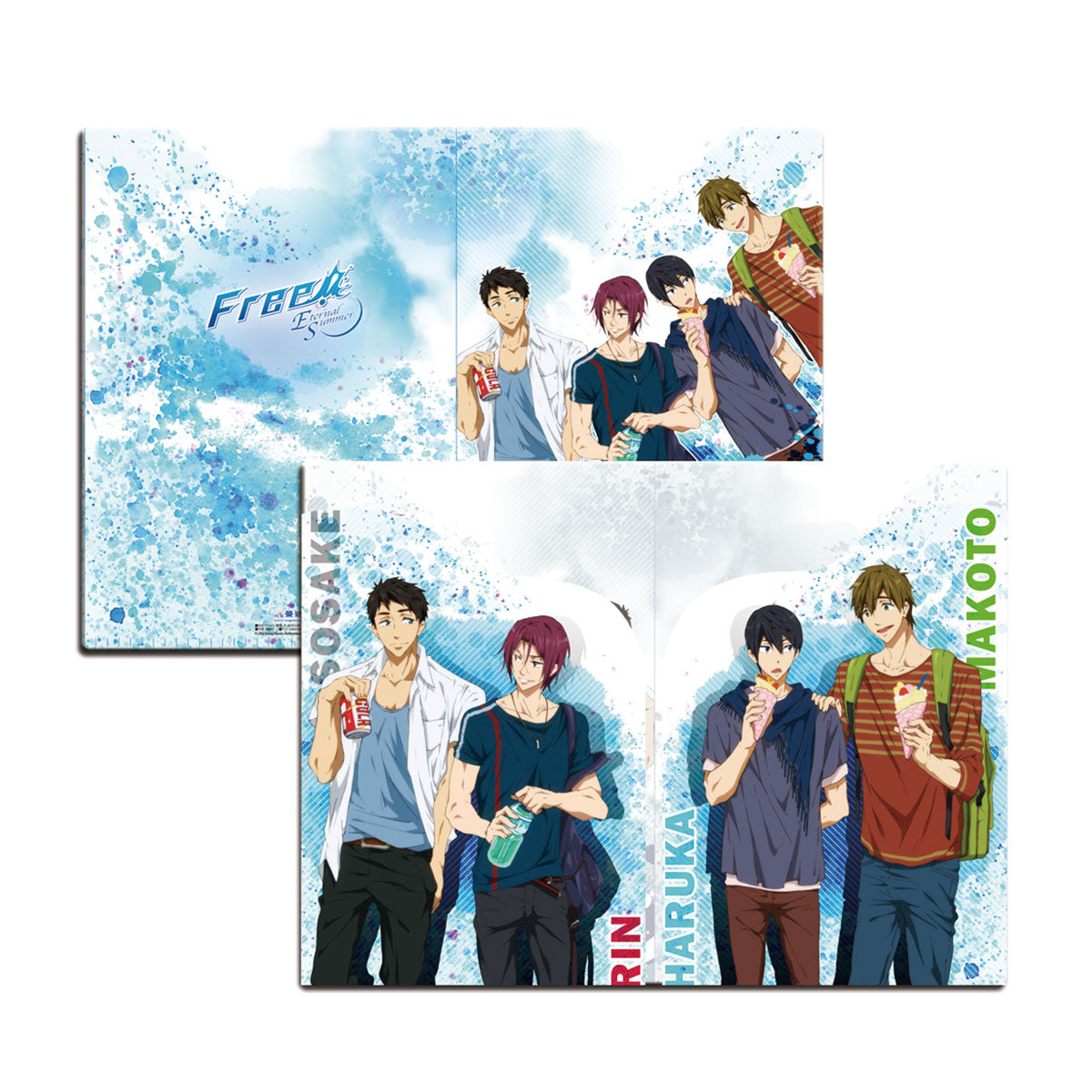 Free! ES 雙開A4文件夾 結伴出遊 文具 Microworks Online Store