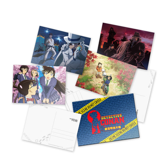 名偵探柯南 銀箔明信片組 黑衣組織 精品 Microworks Online Store