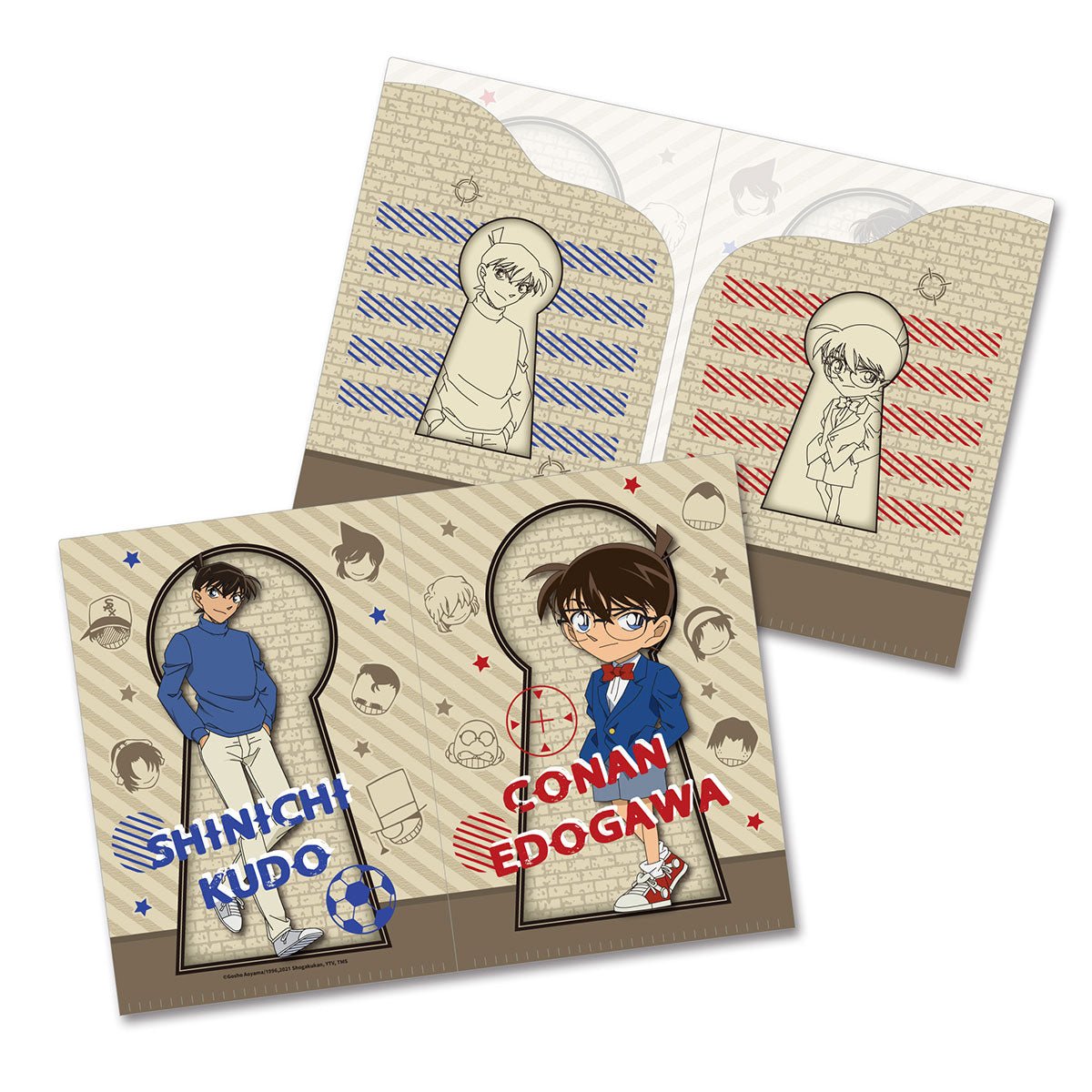 名偵探柯南 雙開A4文件夾 一柯足球 - Microworks ACG