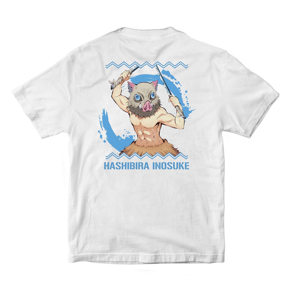 鬼滅之刃 童裝T-shirt 嘴平伊之助 白色 - Microworks ACG