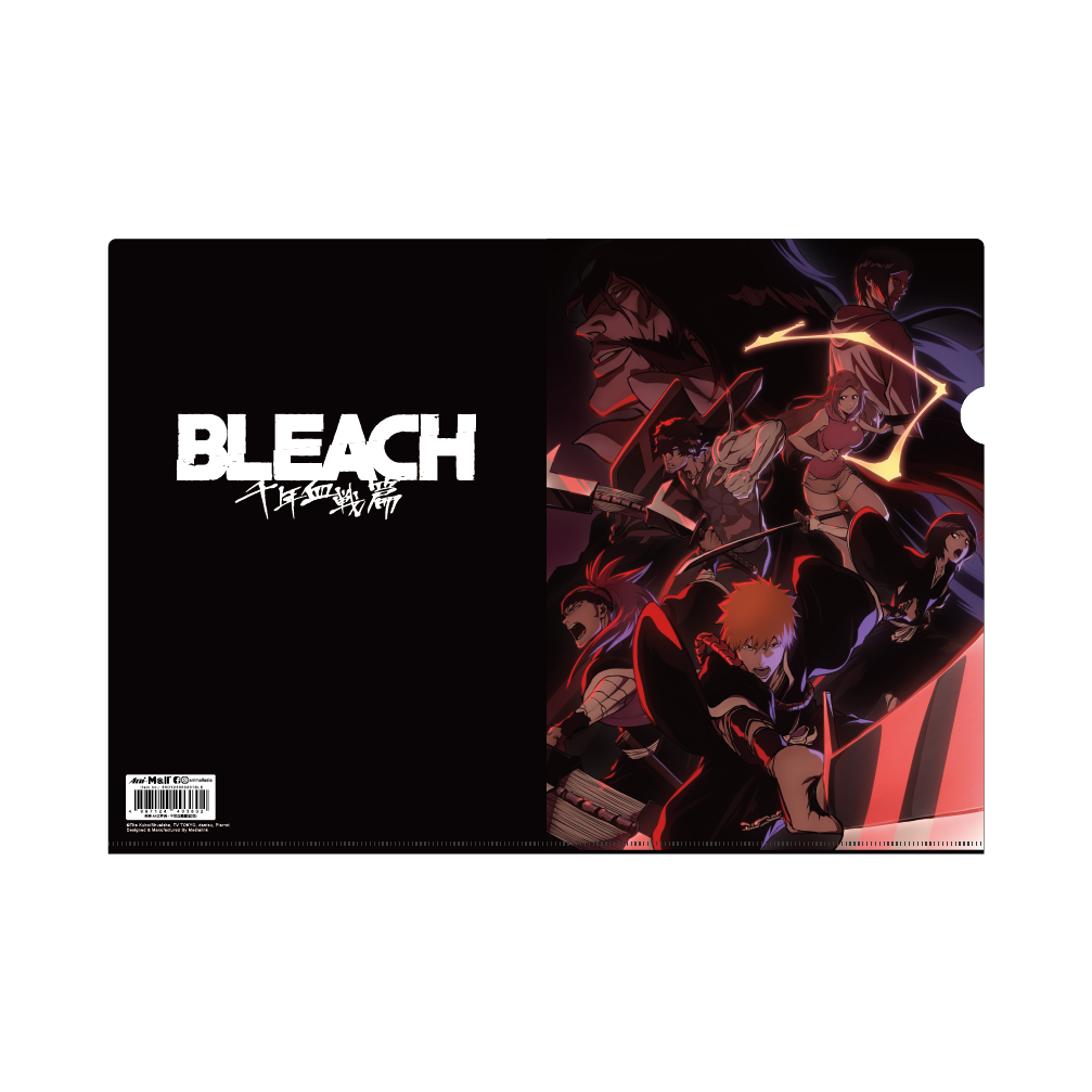BLEACH死神 A4文件夾 千年血戰篇紅色