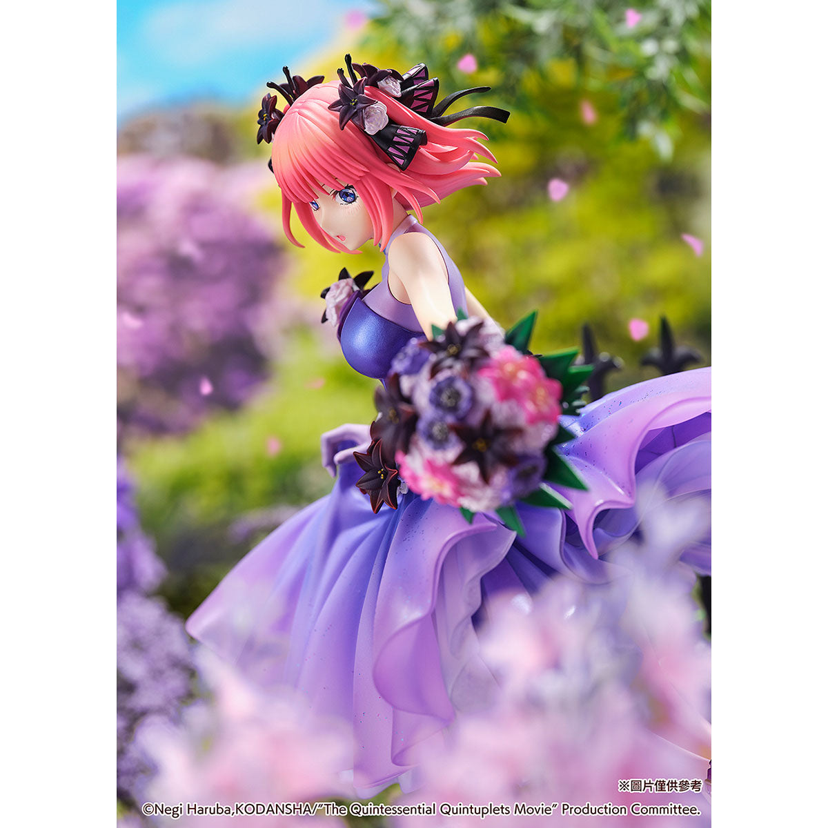 《預訂已截單》SHIBUYA SCRAMBLE FIGURE 劇場版《五等分的新娘》中野二乃 -Floral Dress Ver.- 1/7 比例模型 《2023年11月發售》