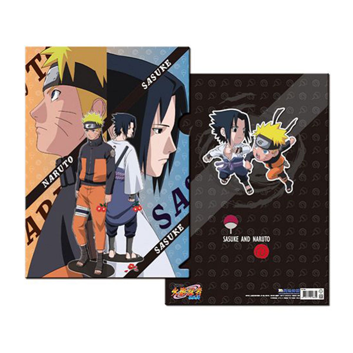 火影忍者疾風傳 A4文件夾 鳴人與佐助 - Microworks ACG