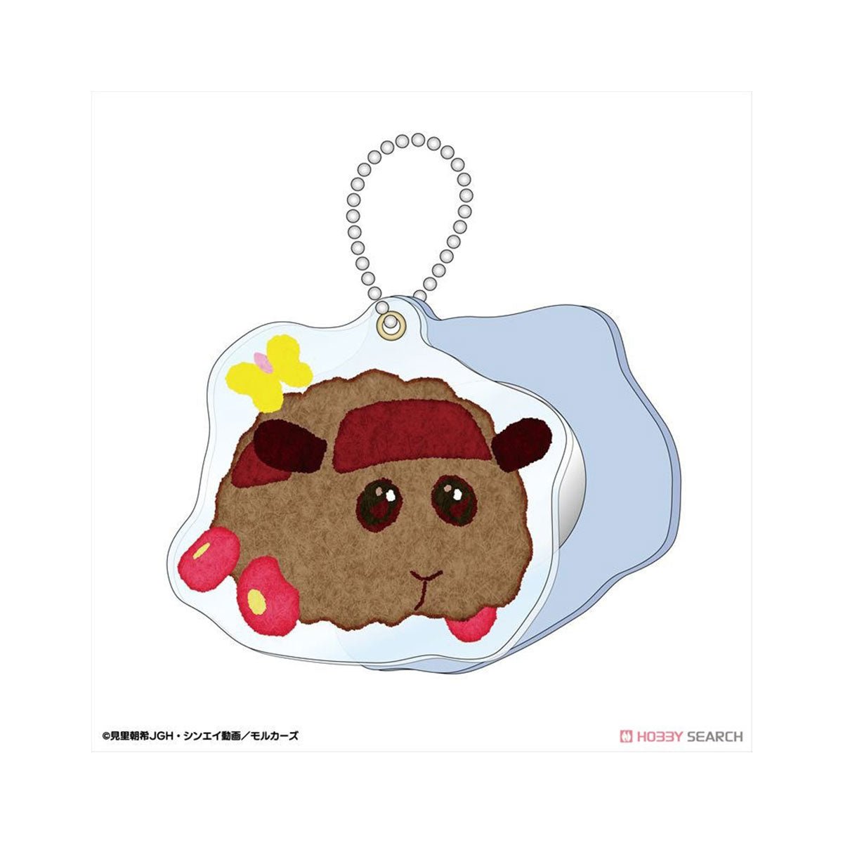 Pui Pui 天竺鼠車車 鏡面珠鍊吊飾 - Microworks ACG