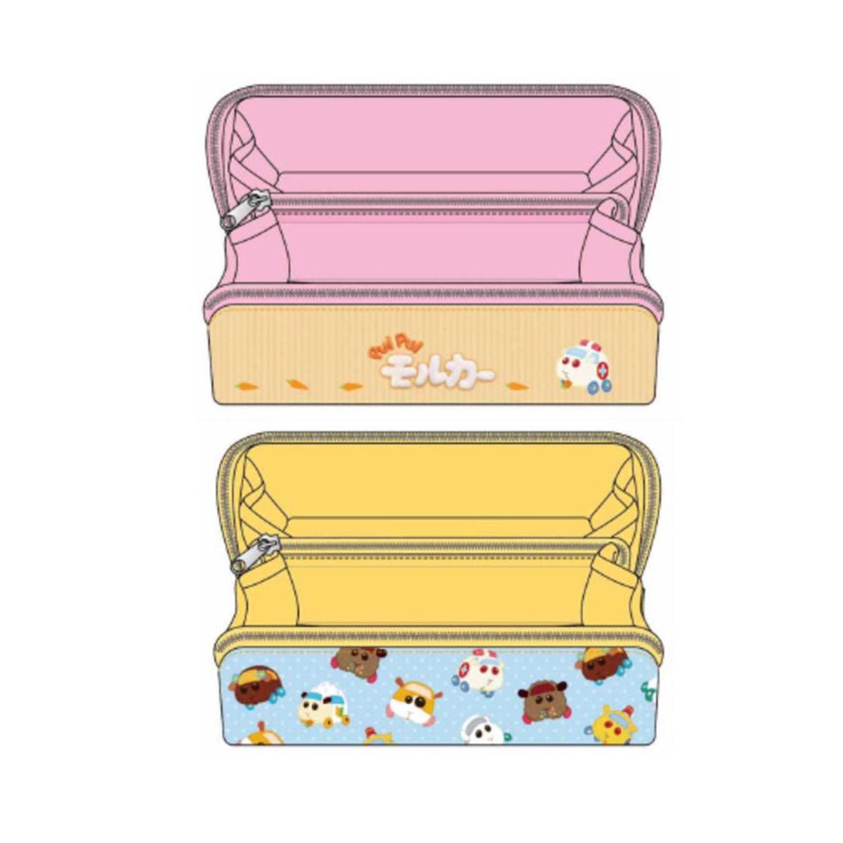 Pui Pui 天竺鼠車車 大開口收納包 - Microworks ACG
