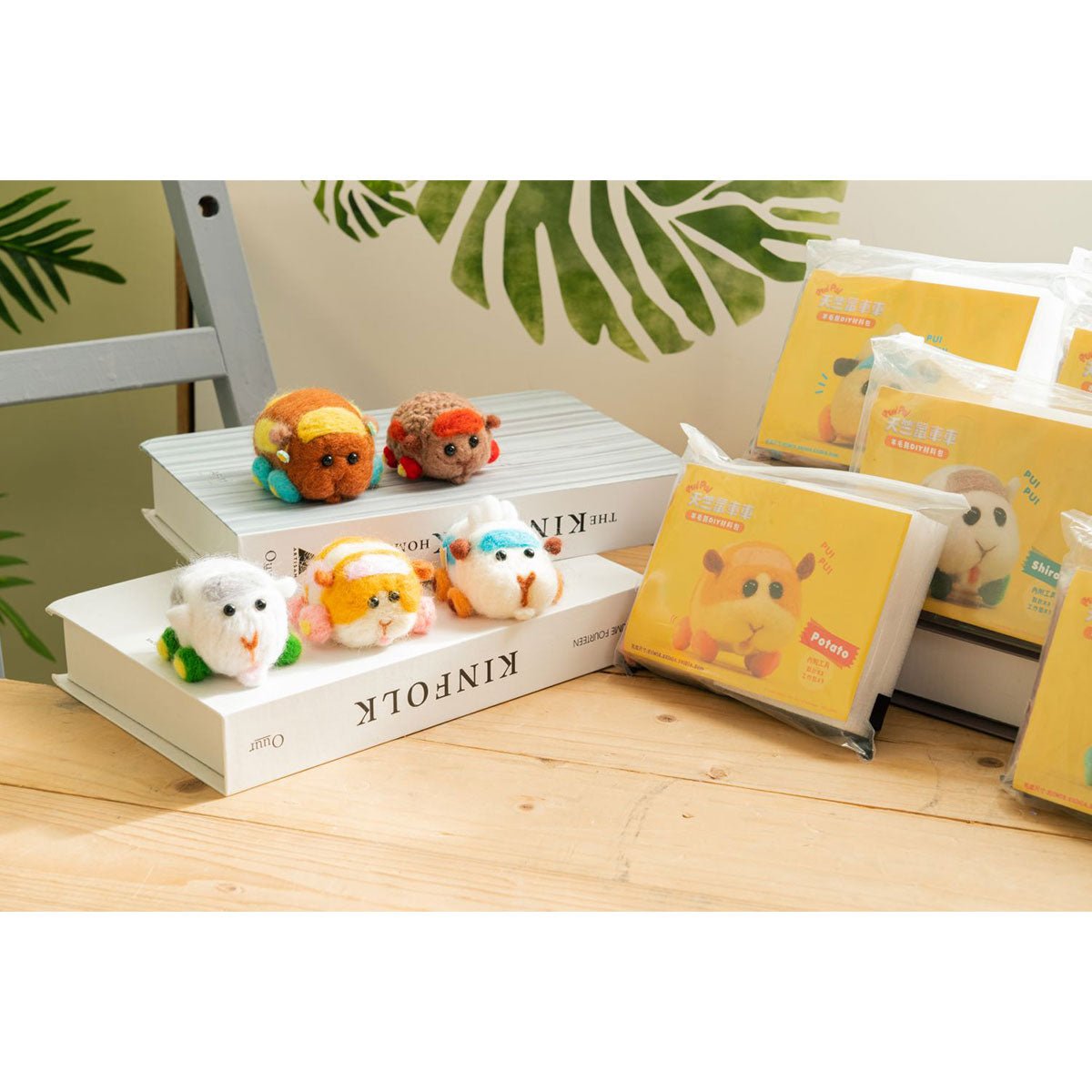 Pui Pui 天竺鼠車車 羊毛氈DIY材料包 - Microworks ACG