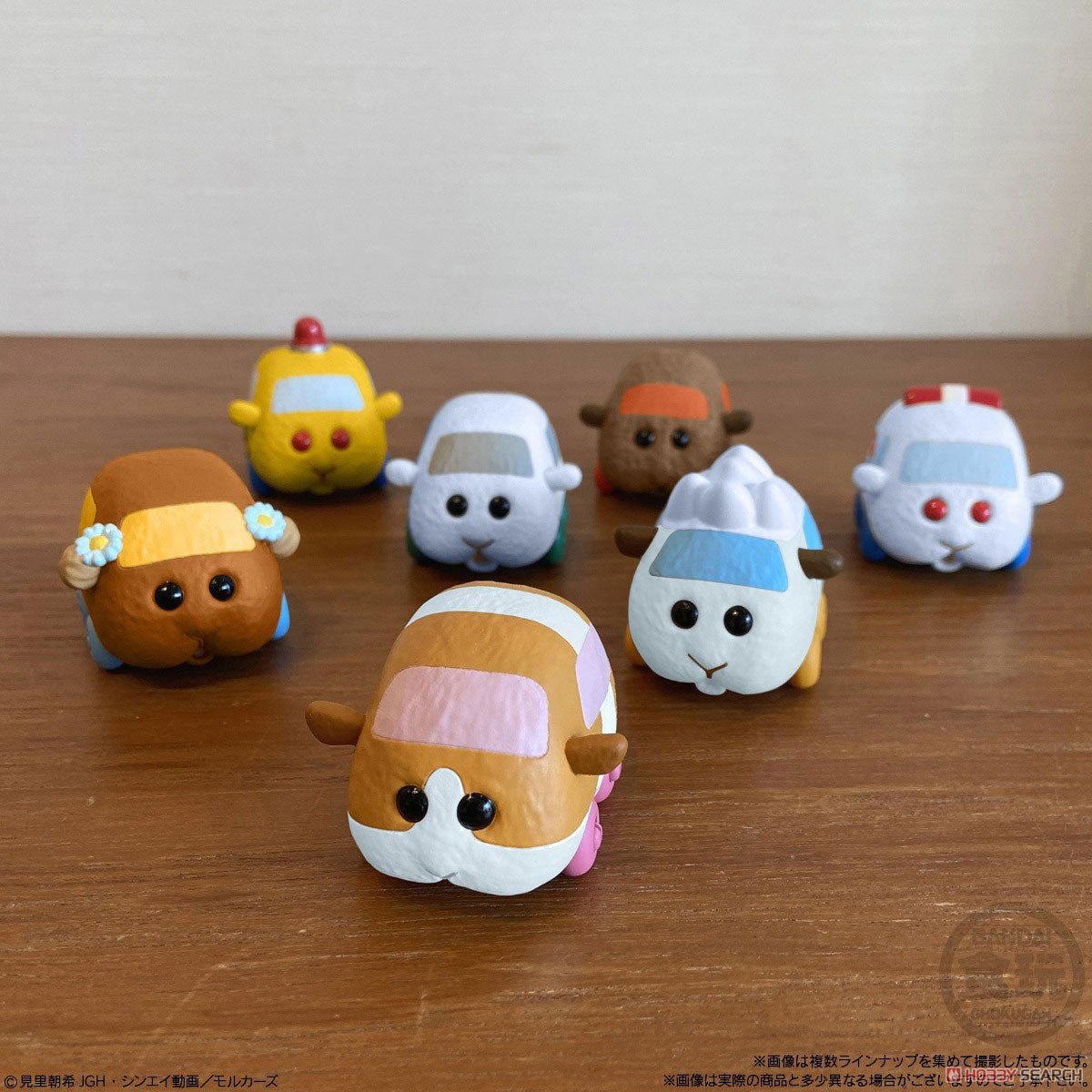 Pui Pui 天竺鼠車車 好朋友們公仔擺件 (全7種) 隨機 - Microworks ACG