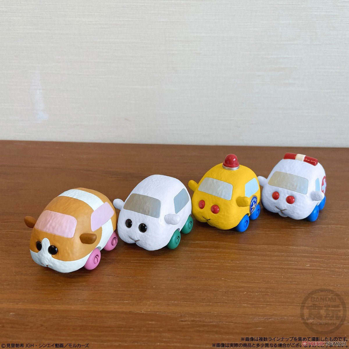 Pui Pui 天竺鼠車車 好朋友們公仔擺件 (全7種) 隨機 - Microworks ACG