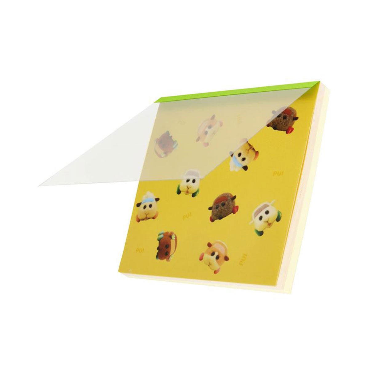 Pui Pui 天竺鼠車車 方形便條紙 - Microworks ACG