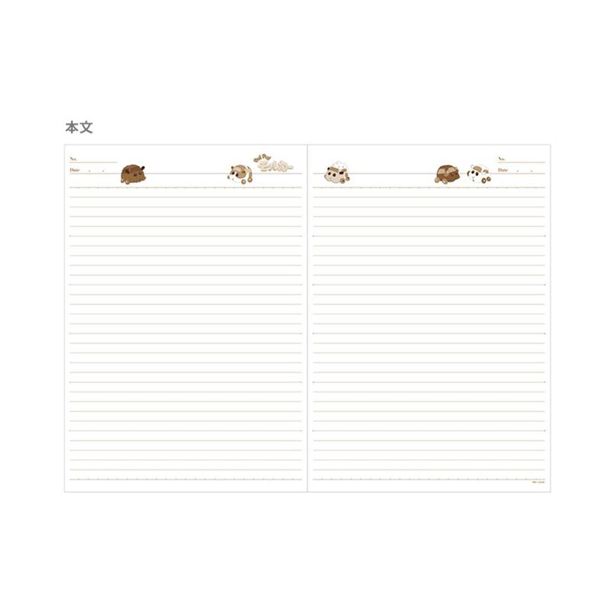 Pui Pui 天竺鼠車車 B5筆記本 - Microworks ACG