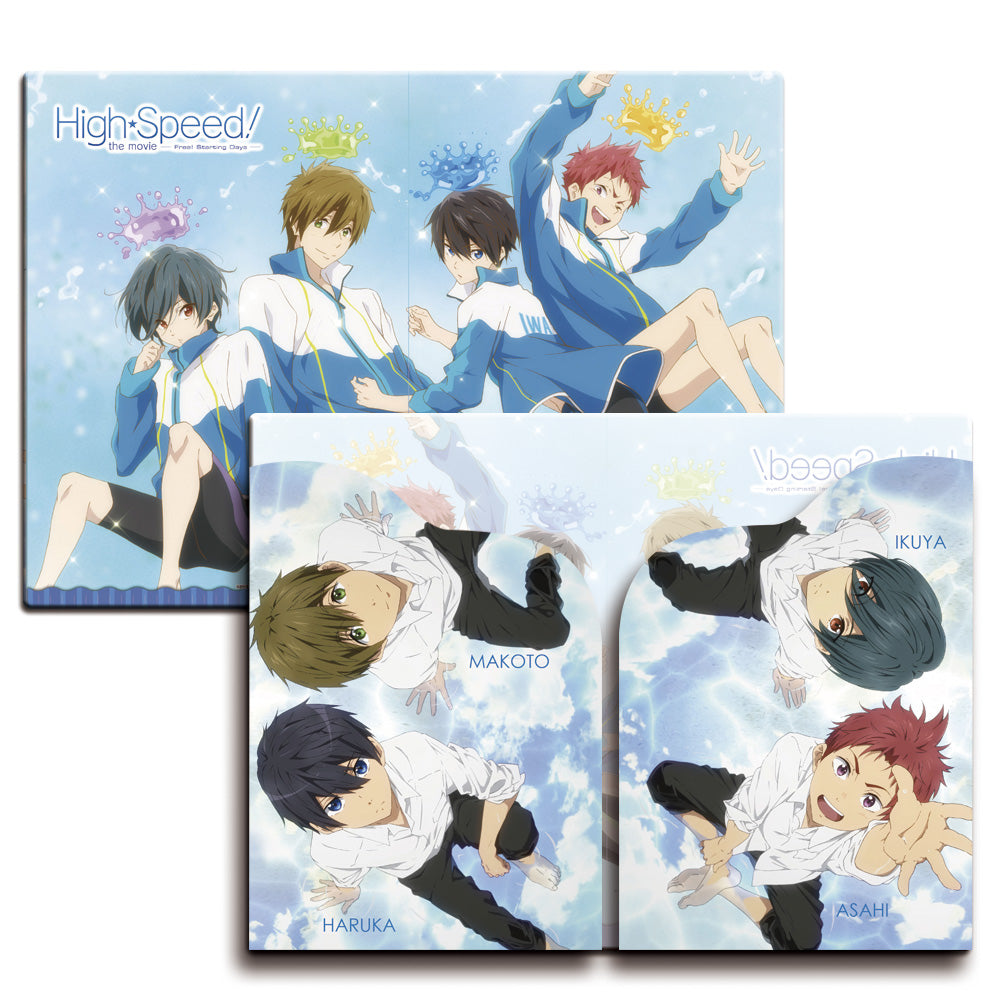 Free! High Speed 雙開A4文件夾 海王子 文具 Microworks Online Store