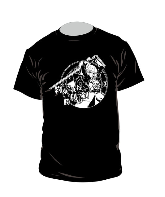 Fate/stay night [Heaven's Feel]II T-Shirt 誓約勝利之劍 L 服裝 Microworks Online Store