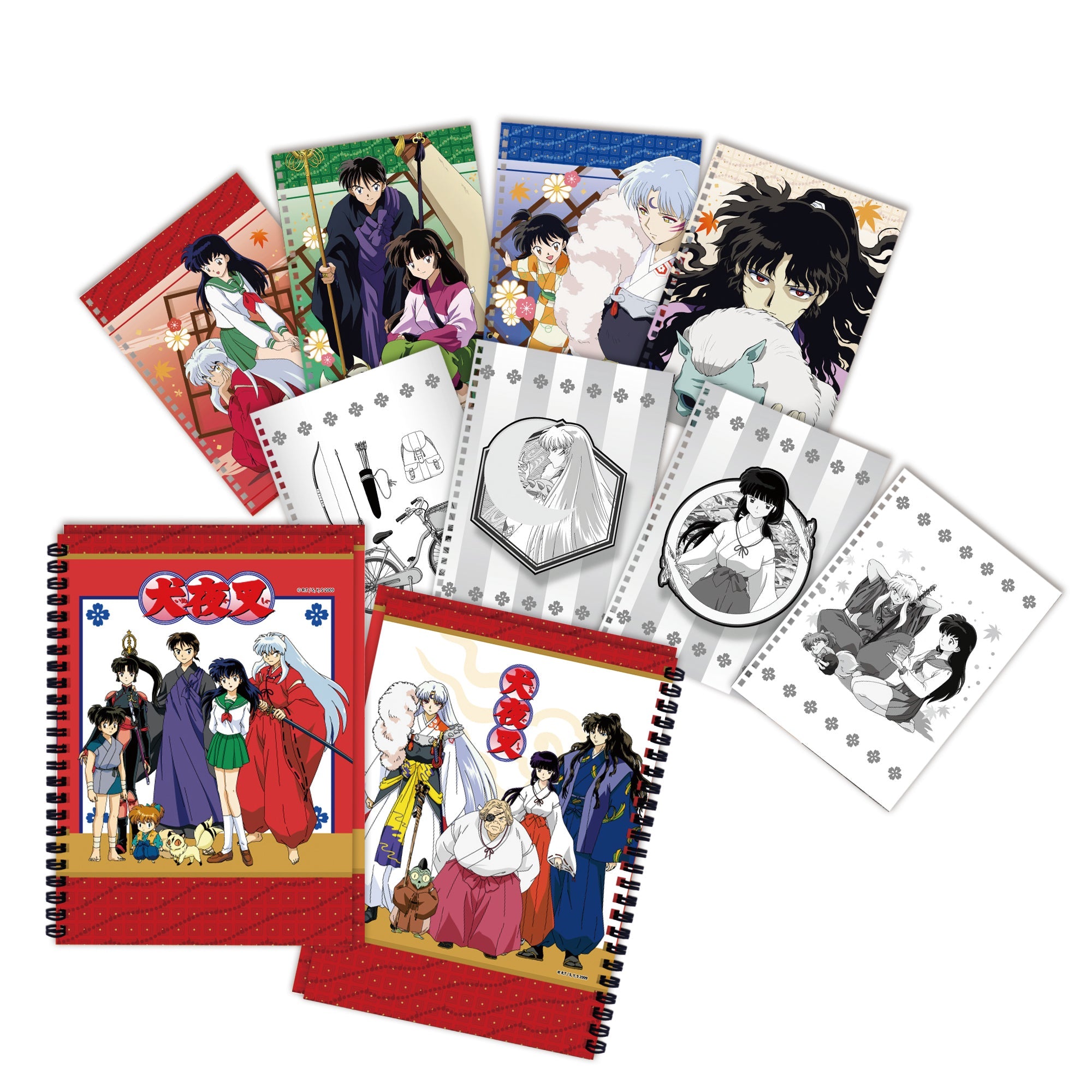 犬夜叉 A5圈裝筆記本 排排站 - Microworks ACG