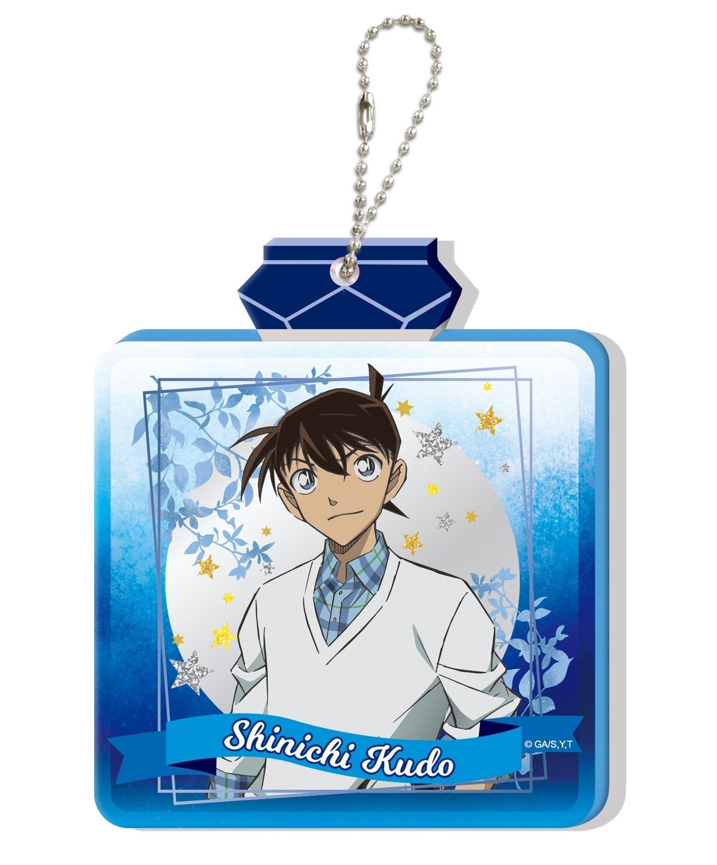 名偵探柯南 壓克力造型鏡 新一藍調 - Microworks ACG