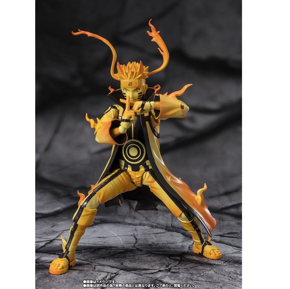 Bandai [魂SHOP限定] SHF 漩渦鳴人 (九喇嘛連結模式) - 連繫思念的希望之力 - Microworks ACG