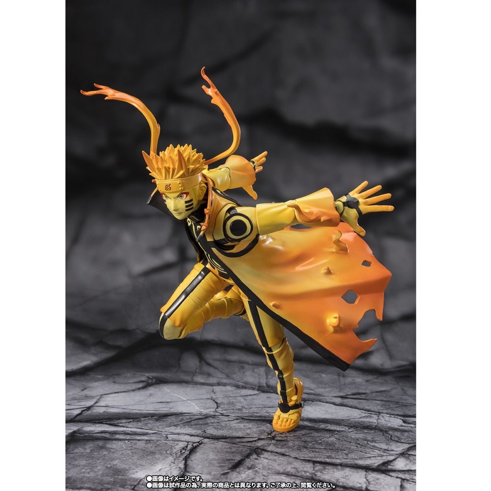 Bandai [魂SHOP限定] SHF 漩渦鳴人 (九喇嘛連結模式) - 連繫思念的希望之力 - Microworks ACG