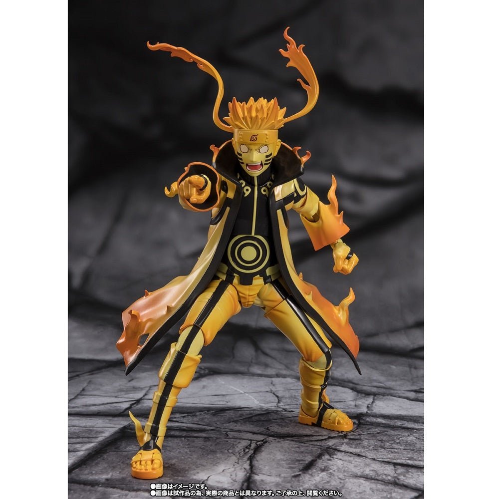 Bandai [魂SHOP限定] SHF 漩渦鳴人 (九喇嘛連結模式) - 連繫思念的希望之力 - Microworks ACG