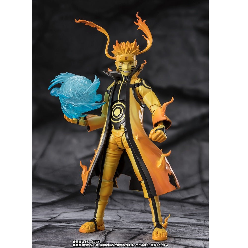 Bandai [魂SHOP限定] SHF 漩渦鳴人 (九喇嘛連結模式) - 連繫思念的希望之力 - Microworks ACG