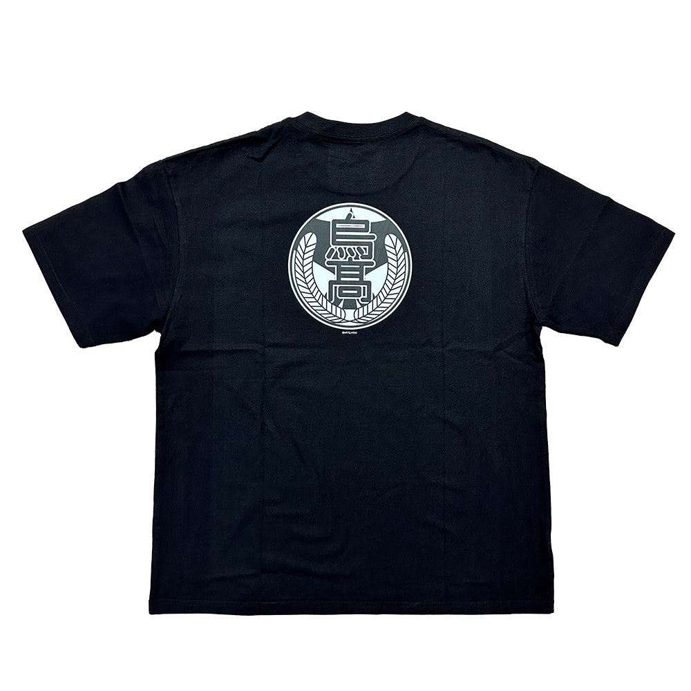 排球少年!! 系列 T-Shirt 烏野高校 黑色