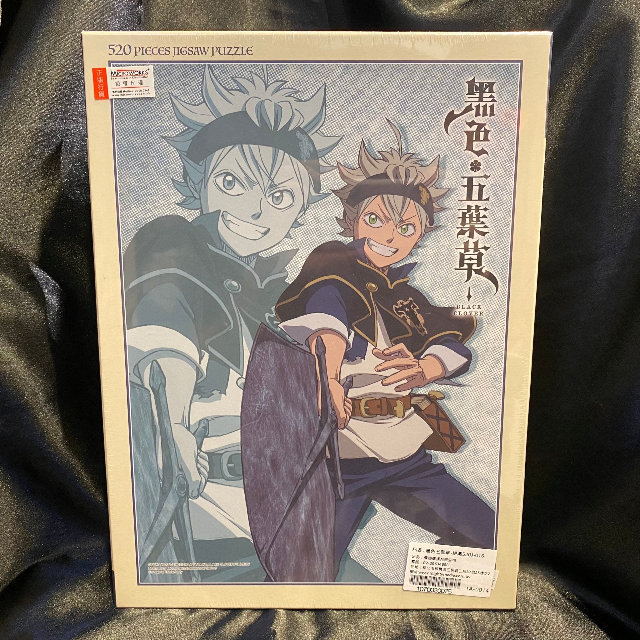 黑色五葉草 砌圖 520塊 亞斯塔 - Microworks ACG