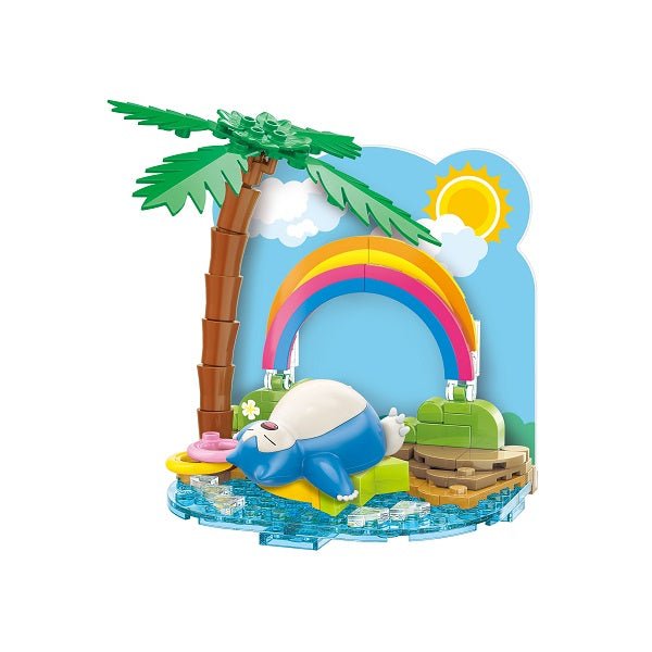 Qman Keeppley 寶可夢小場景積木 卡比獸的休憩時間 - Microworks ACG