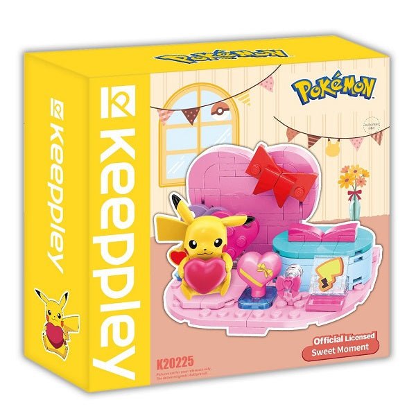 Qman Keeppley 寶可夢小場景積木 皮卡丘的指間心意 - Microworks ACG