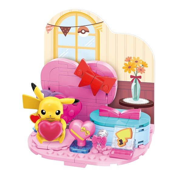 Qman Keeppley 寶可夢小場景積木 皮卡丘的指間心意 - Microworks ACG