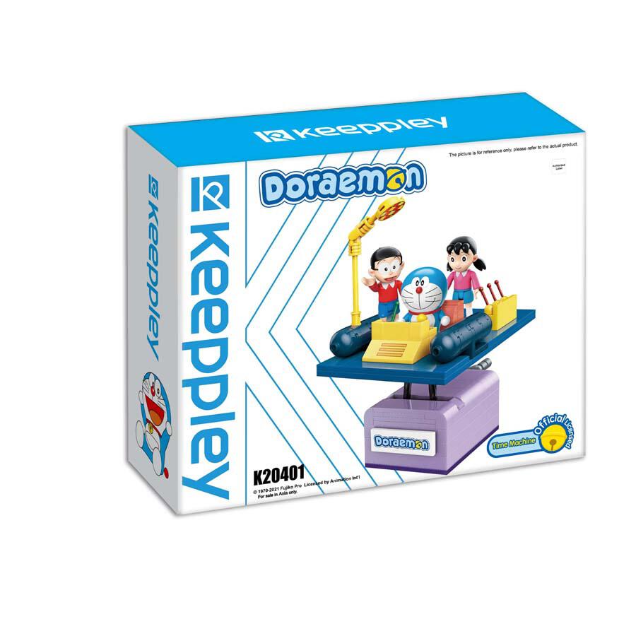 Qman Keeppley 多啦A夢 時光機造形積木 - Microworks ACG