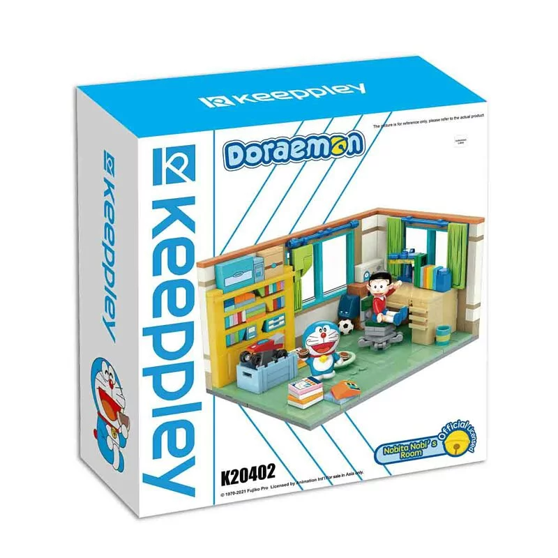 Qman Keeppley 多啦A夢 大雄房間造型積木 積木玩具 Microworks Online Store