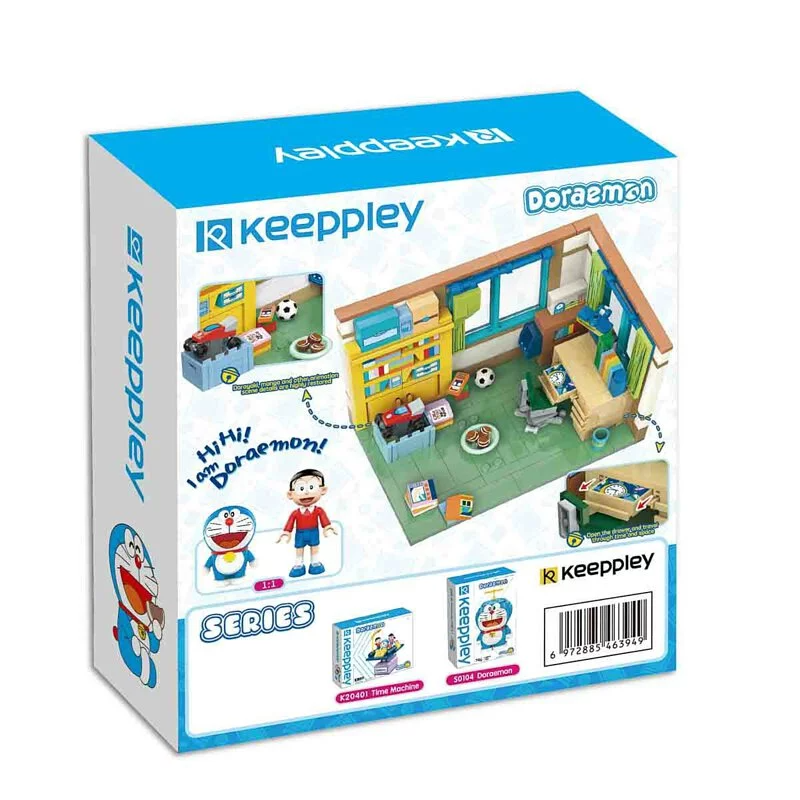Qman Keeppley 多啦A夢 大雄房間造型積木 積木玩具 Microworks Online Store