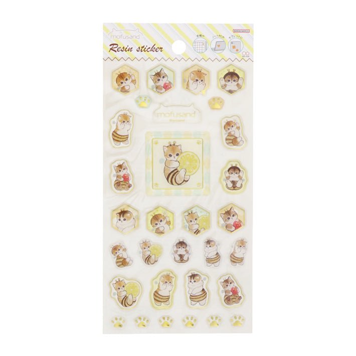 mofusand 樹脂製貼紙第3彈 - Microworks ACG