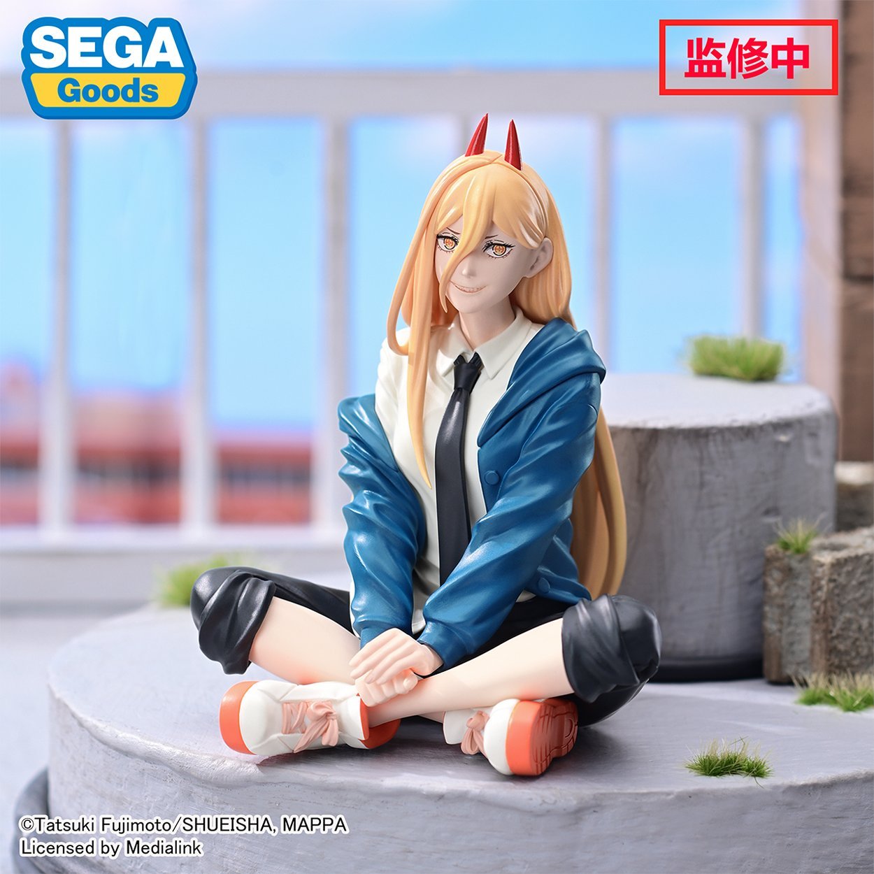 SEGA [PM景品]《鏈鋸人》帕瓦 (坐下造型Ver.) - Microworks ACG