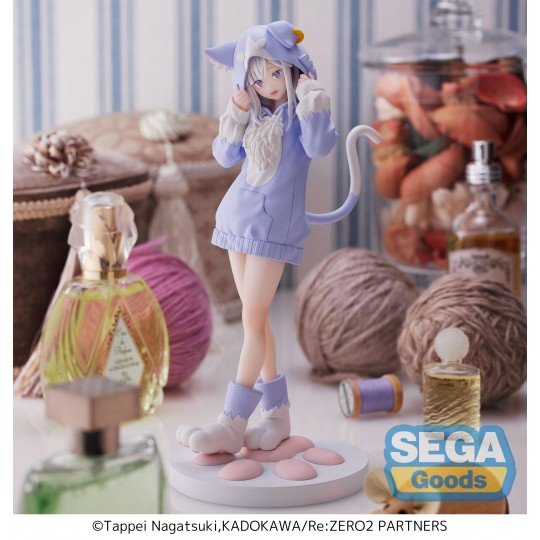 SEGA [Luminasta]《Re:從零開始的異世界生活》愛蜜莉雅(大精靈衛衣造型Ver.)《2023年6月發售》 - Microworks ACG