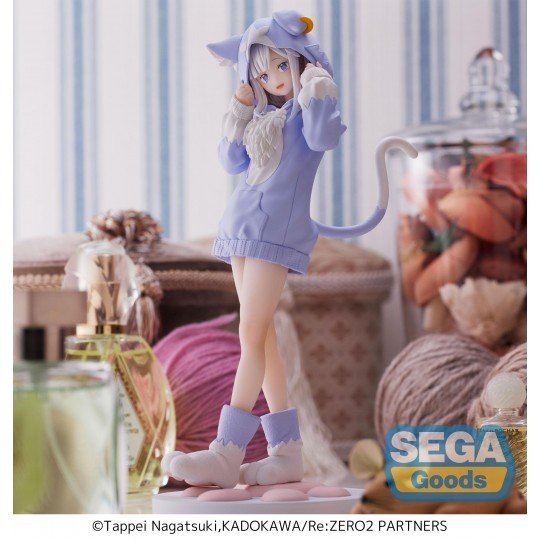 SEGA [Luminasta]《Re:從零開始的異世界生活》愛蜜莉雅(大精靈衛衣造型Ver.)《2023年6月發售》 - Microworks ACG