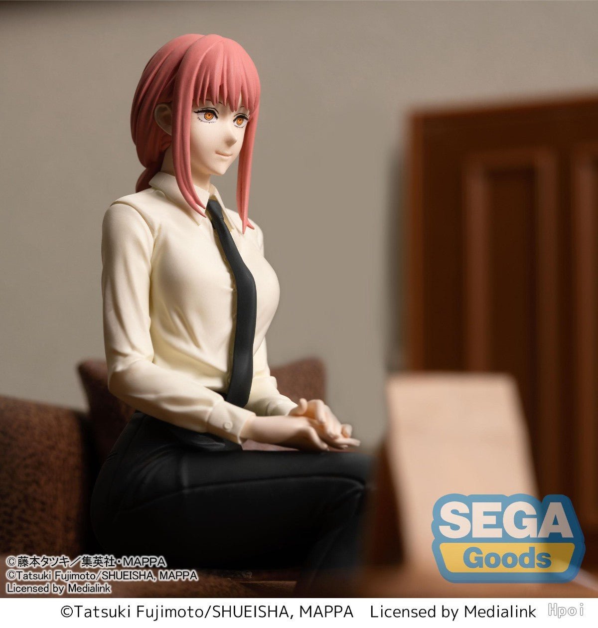 SEGA [PM景品]《鏈鋸人》真紀真 (坐下造型Ver.) - Microworks ACG