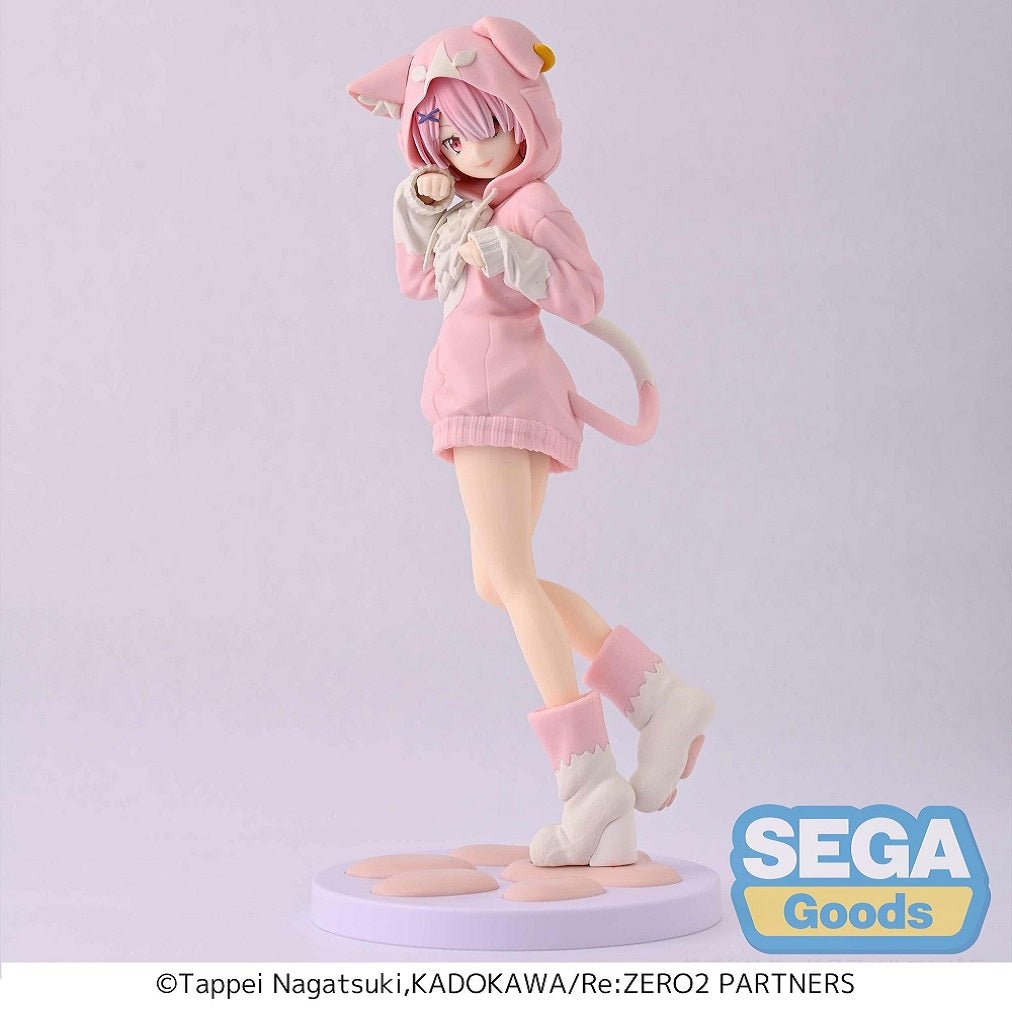 SEGA [LUMINASTA]《Re:從零開始的異世界生活》拉姆 - 貓咪衛衣造型 - Microworks ACG