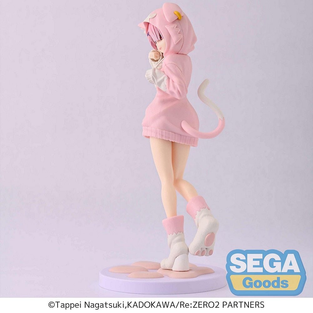 SEGA [LUMINASTA]《Re:從零開始的異世界生活》拉姆 - 貓咪衛衣造型 - Microworks ACG