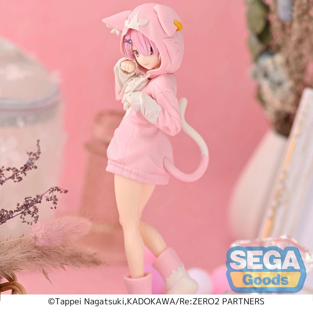 SEGA [LUMINASTA]《Re:從零開始的異世界生活》拉姆 - 貓咪衛衣造型 - Microworks ACG