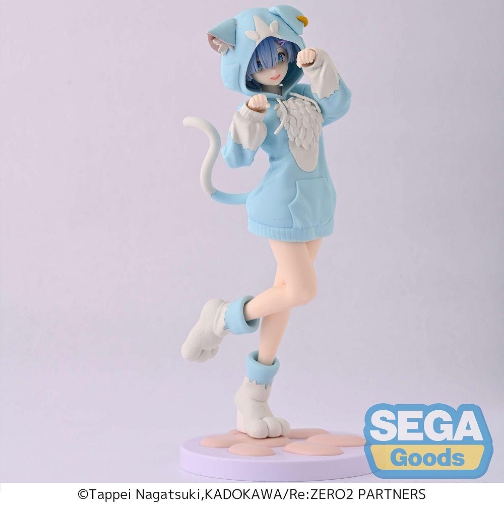 SEGA [LUMINASTA]《Re:從零開始的異世界生活》雷姆 - 貓咪衛衣造型 - Microworks ACG