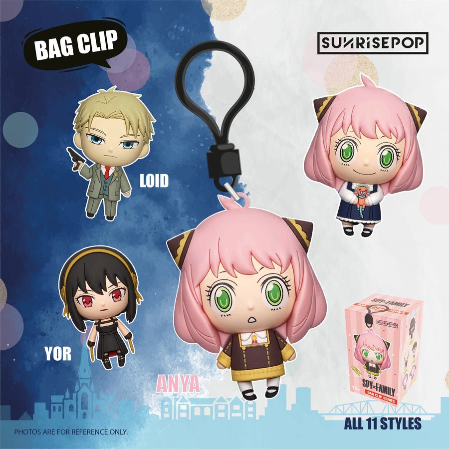 SUNRISEPOP [公仔鎖匙扣]《SPY×FAMILY間諜家家酒》系列(款式隨機) - Microworks ACG