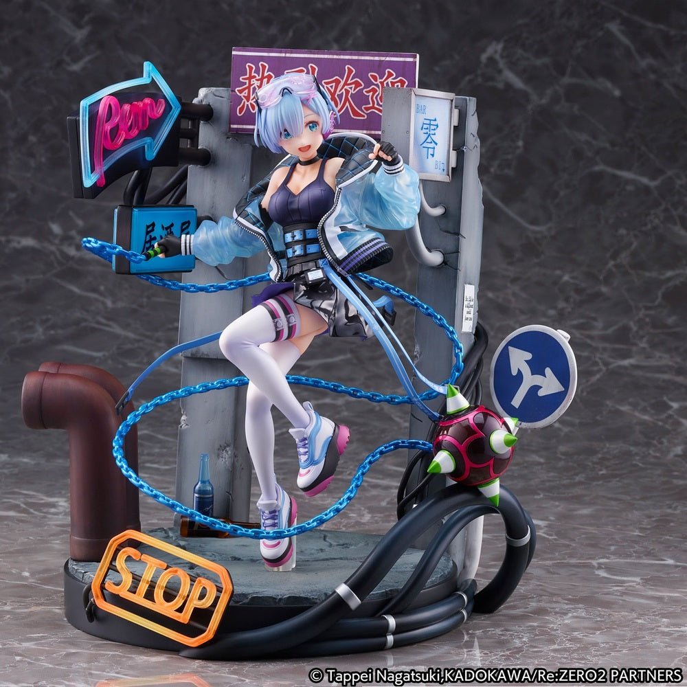 SHIBUYA SCRAMBLE FIGURE 《Re: 從零開始的異世界生活》1/7 雷姆 - Neon City Ver. - Microworks ACG