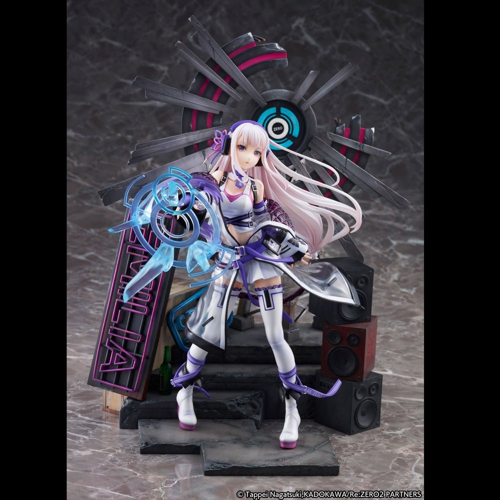 SHIBUYA SCRAMBLE FIGURE 《Re: 從零開始的異世界生活》1/7 愛蜜莉雅 - Neon City Ver. - Microworks ACG