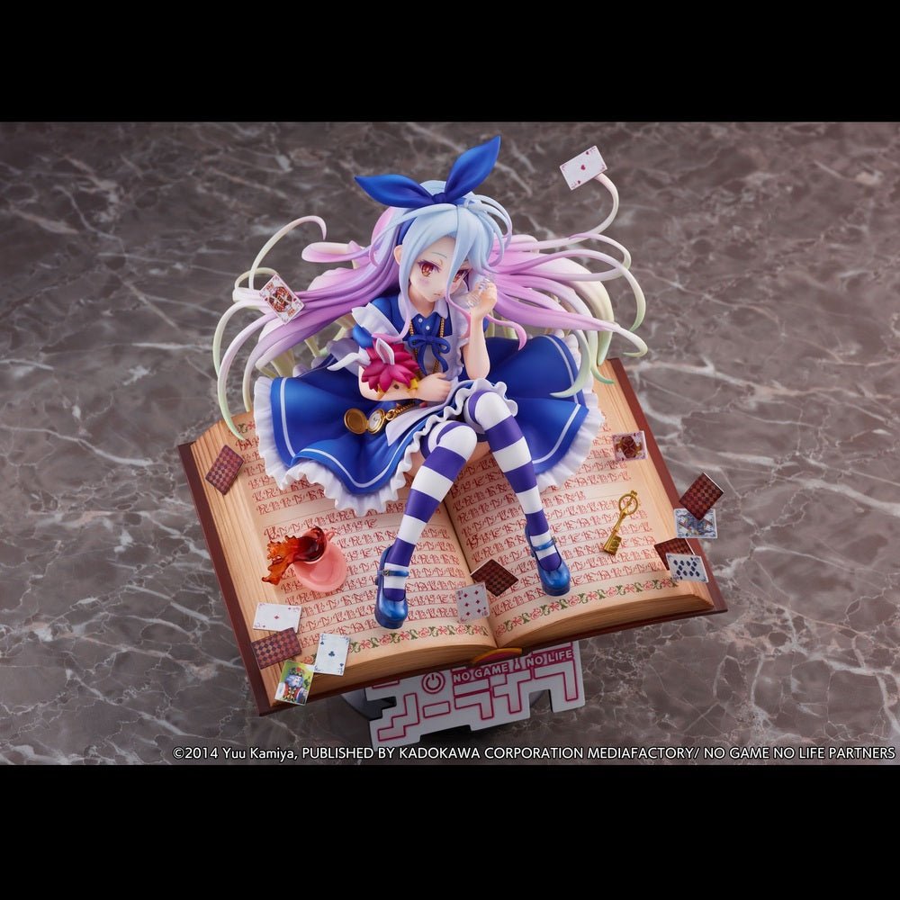 SHIBUYA SCRAMBLE FIGURE 《遊戲人生》1/7 白 - 愛麗絲夢遊仙境 Ver. - Microworks ACG