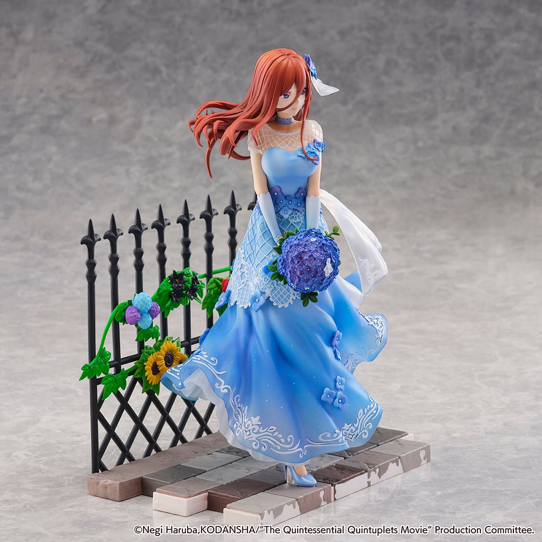 SHIBUYA SCRAMBLE FIGURE 劇場版《五等分的新娘》中野三玖 - Floral Dress Ver. - 1/7 比例模型 - Microworks ACG