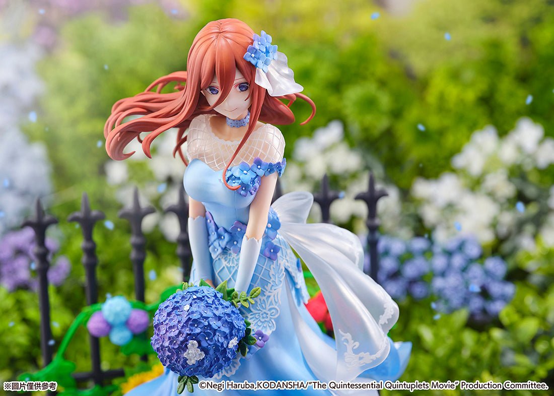 SHIBUYA SCRAMBLE FIGURE 劇場版《五等分的新娘》中野三玖 - Floral Dress Ver. - 1/7 比例模型 - Microworks ACG
